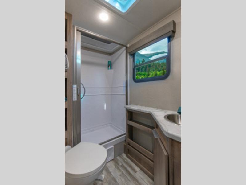 bathroom grand design travel trailer