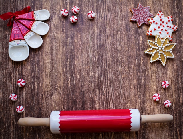 Christmas rolling pin