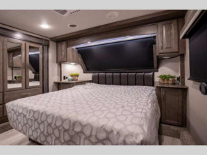 solitude s-class fifth wheel bedroom